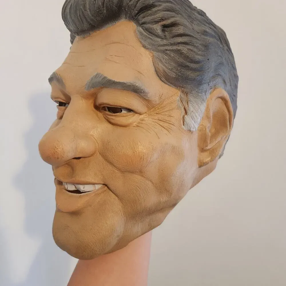 Bill Clinton Halloween Mask President Costume Latex Cesar 1992